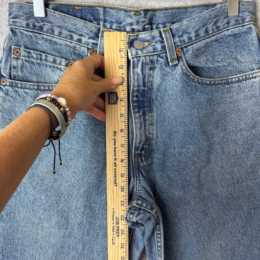 Vintage Levi's 550 Jeans Mens Relaxed Fit Ridged Denim Classic Western Retro